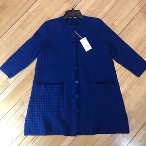 COS NWT textured sweater coat